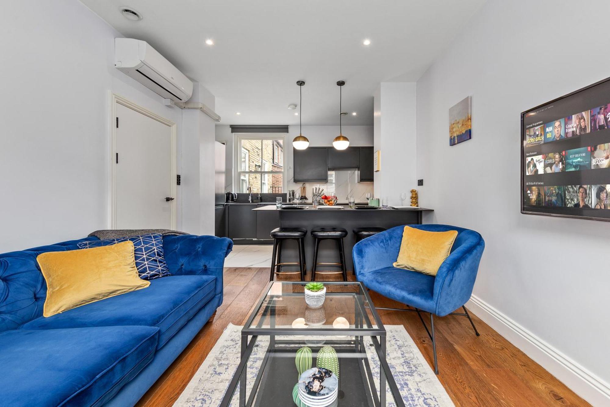 Stylish 2 Bedroom Apartment In Westminster Sleeps 5 With Ac Londres Exterior foto